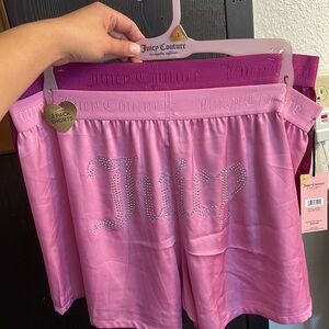 Juicy couture PJ shorts
